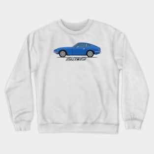 240z Fairlady classic sport coupe side blue Crewneck Sweatshirt